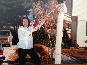 Seen here fighting the evil Treeflag!