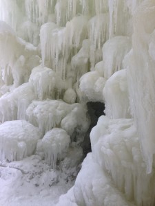 Stratton Ice Castle Cave Entrance