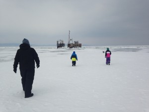 Frozen Lake Champlain
