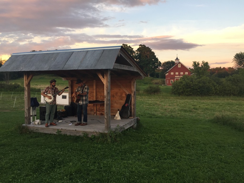 The Okee Dokee Brothers jam after the show