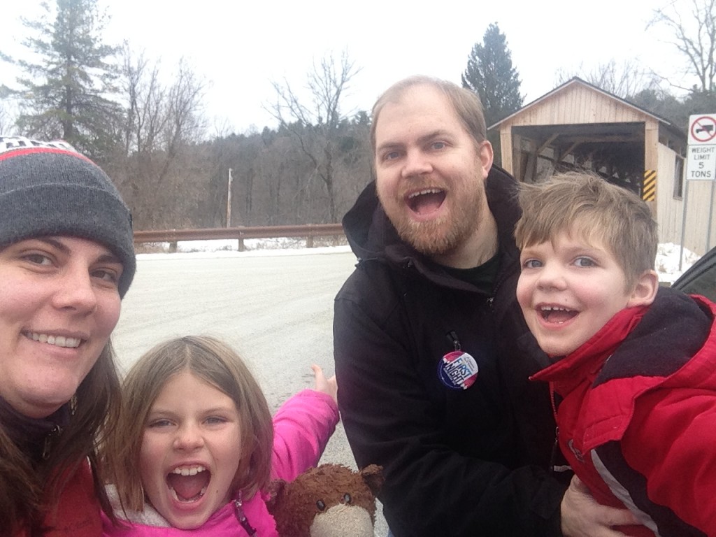 Grelfie at Quinlan Bridge