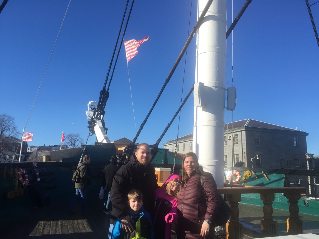 On board the U.S.S. Constitution