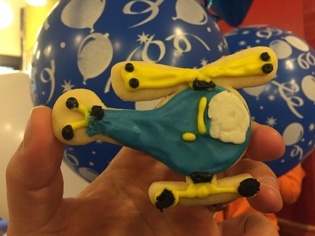 Helicopter cookie