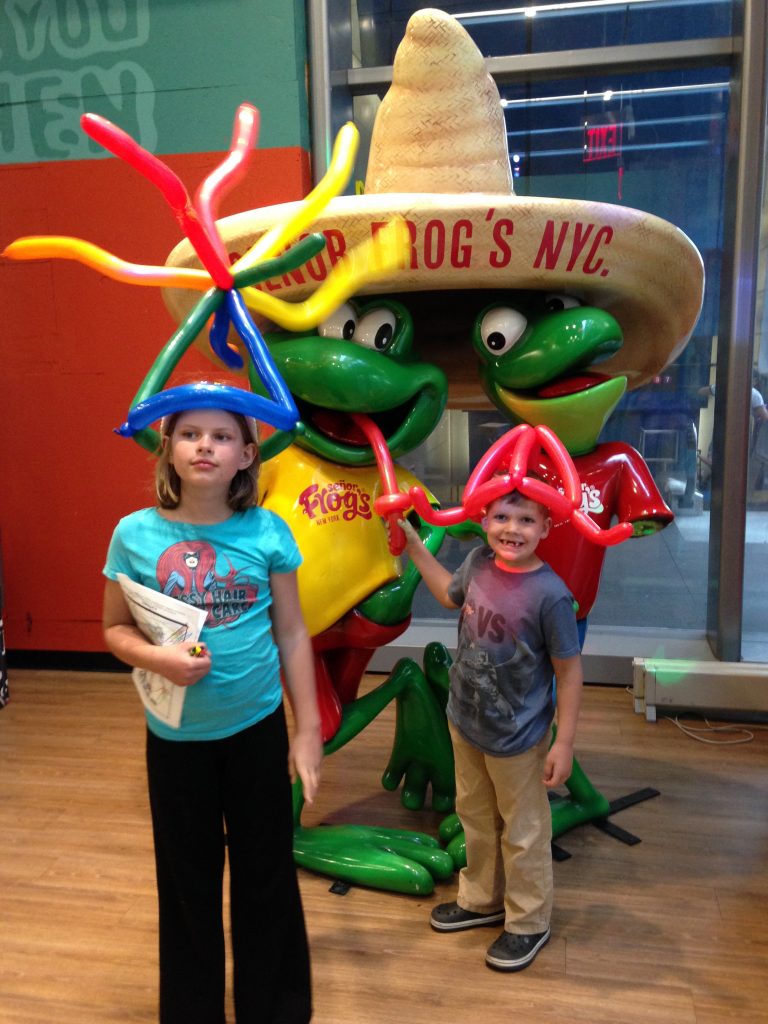Balloon Hats at Señor Frog's