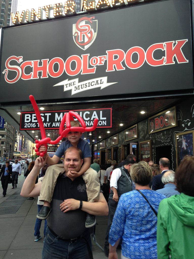 School of Rock on Broadway