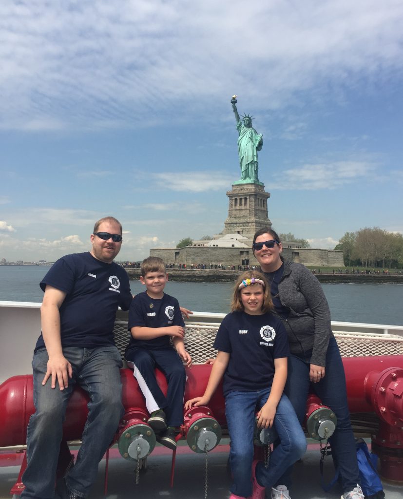 Fire Boat Statue of Liberty