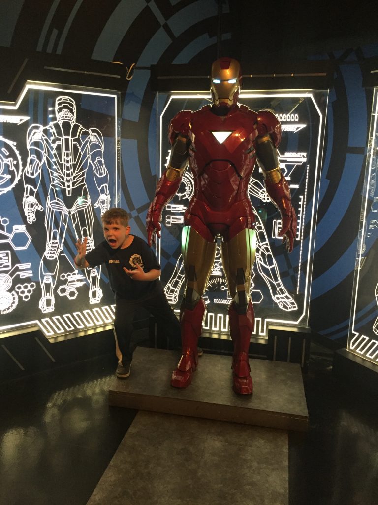 Edward and Wax Iron Man