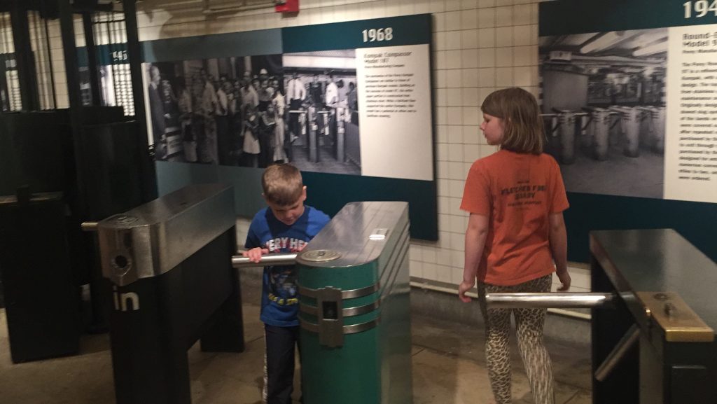 NY Transit Museum Turnstiles