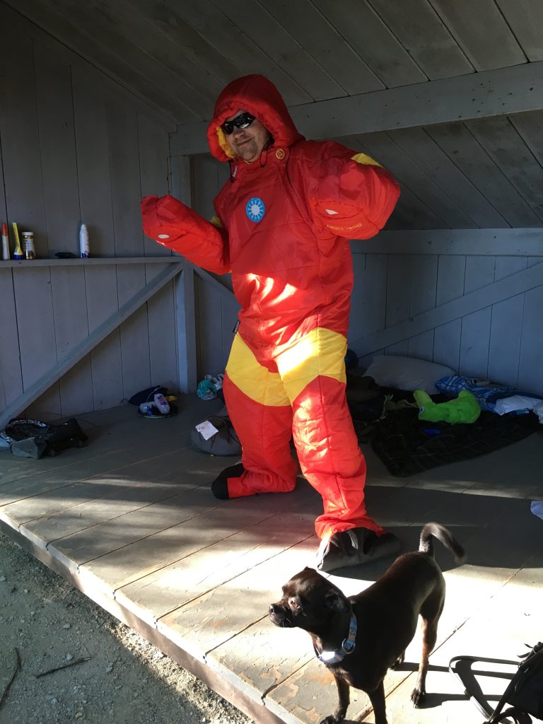 Iron Man Sleeping Bag Action Pose