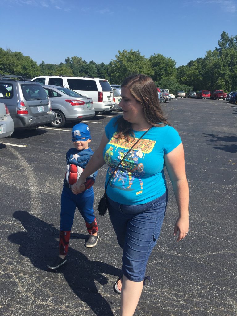 Walking to Comic Con