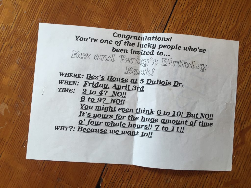 Childhood Sale - Invitation