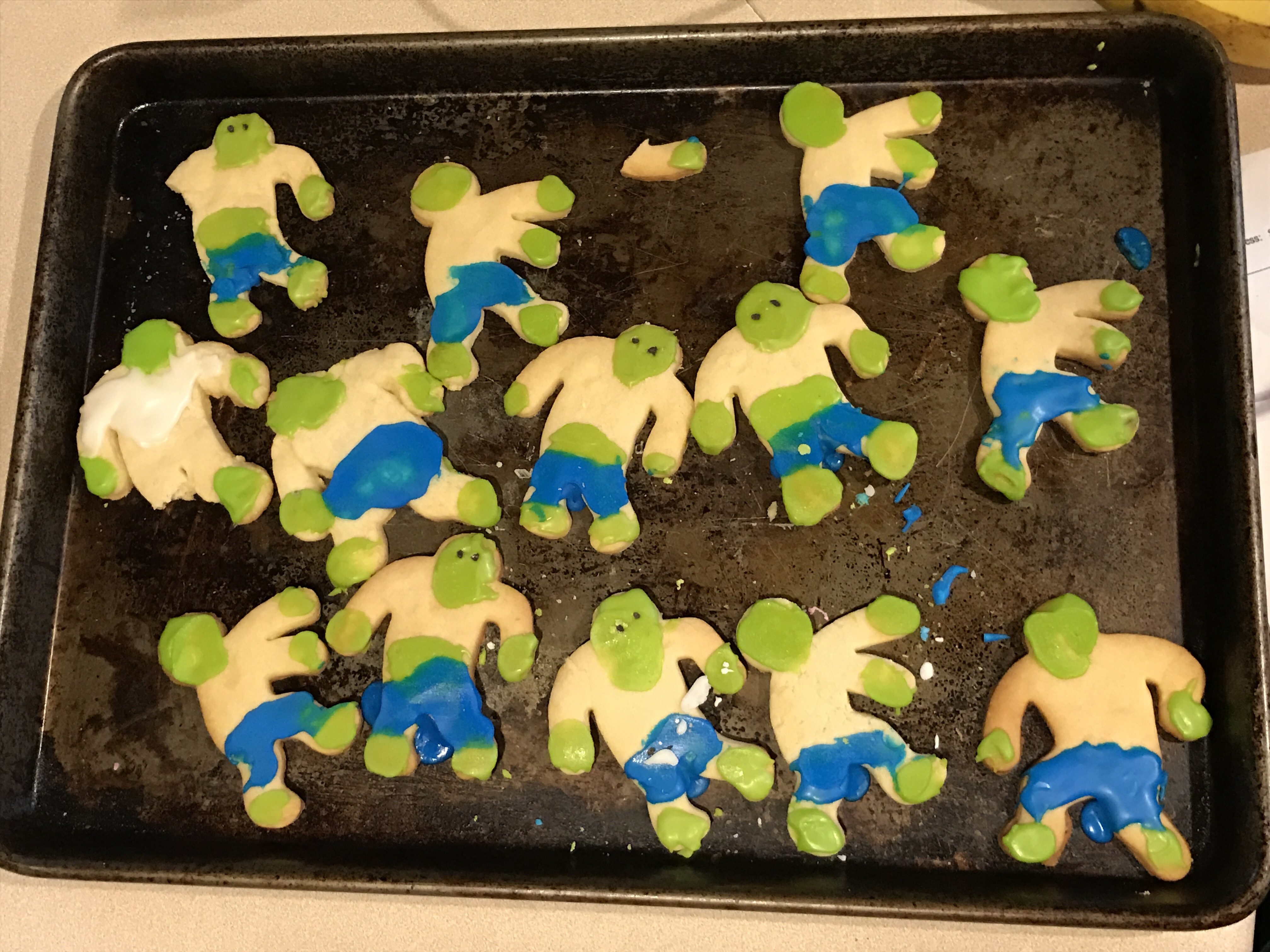 Nerdstock Zombie Cookies